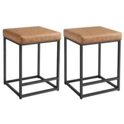 Yaheetech 24" H Backless Upholstered Bar Stools Set Of 2 For Kitchen Counter 17 Yaheetech 24" H Backless Upholstered Bar Stools Set Of 2 For Kitchen Counter -Baxton Studio Sale Shop GUEST 003d842f 707f 4e7e a0e6 e74778486a01