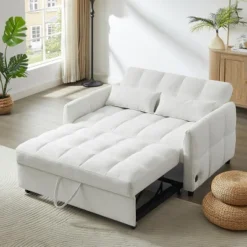 Sleeper Sofa,Tufted Pull-Out Sofa Bed With Adjustable Backrest And USB Ports,Loveseat Sofa,Sleeper Sofa For Living Room,Bedroom-Cuddlewood 15 Sleeper Sofa,Tufted Pull-Out Sofa Bed With Adjustable Backrest And USB Ports,Loveseat Sofa,Sleeper Sofa For Living Room,Bedroom-Cuddlewood -Baxton Studio Sale Shop GUEST 009b4a95 8ceb 4855 b019 31ce92c16c41