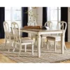 Realyn Rectangular Extendable Dining Table Chipped White - Signature Design By Ashley