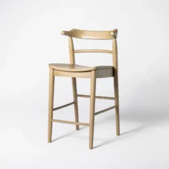 Kaysville Curved Back Wood Counter Height Barstool - Threshold™ Designed With Studio McGee -Baxton Studio Sale Shop GUEST 023f7aed 536a 4f95 b97e 35970af67510