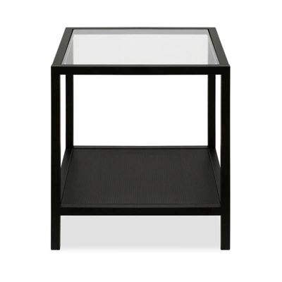 22' Metal Side Table In Black - Henn&Hart 2 22' Metal Side Table In Black - Henn&Hart - Image 2