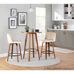 Set Of 2 Toriano Counter Height Barstools - LumiSource -Baxton Studio Sale Shop GUEST 0252b7af 655f 42d3 a785 7c254472e4b7