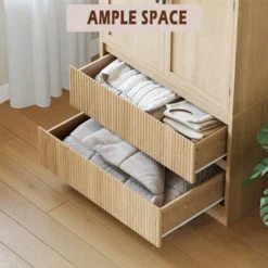 Bedroom Wooden Armoire Wardrobe Closet, Wardrobe Armoire Cabinet With 2 Doors And Drawers, Freestanding Armoire With Shelves & Hanging Rod -Baxton Studio Sale Shop GUEST 02d7e5d3 ee1b 4fc4 bbf9 ad3cdde96dd9