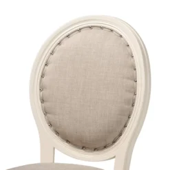 Set Of 2 Louis Fabric Upholstered Dining Chairs With Nailhead Trim - Baxton Studio -Baxton Studio Sale Shop GUEST 030ce829 8ba7 4fac 88a6 03b078655691