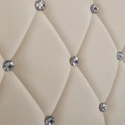 VECELO Tufted Upholstered Queen/King Size Headboard, 6 Adjustable Height, Easy Assembly, Beige/Black -Baxton Studio Sale Shop GUEST 032fc7c8 e113 49ef a56f e99e579e78ef