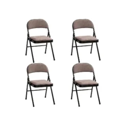 MECO 4-Pack Of Sudden Comfort Deluxe Fabric Padded Folding Dinning Chairs With 16 X 16 Inch Seat And Non Marring Leg Caps 16 MECO 4-Pack Of Sudden Comfort Deluxe Fabric Padded Folding Dinning Chairs With 16 X 16 Inch Seat And Non Marring Leg Caps -Baxton Studio Sale Shop GUEST 033ba443 bf25 46a7 be36 672edb31e8f1