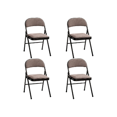 MECO 4-Pack Of Sudden Comfort Deluxe Fabric Padded Folding Dinning Chairs With 16 X 16 Inch Seat And Non Marring Leg Caps 8 MECO 4-Pack Of Sudden Comfort Deluxe Fabric Padded Folding Dinning Chairs With 16 X 16 Inch Seat And Non Marring Leg Caps - Image 8