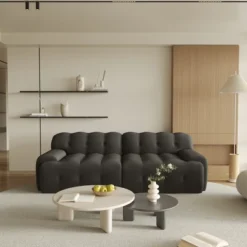 WJShome 86.6inch Modular Sectional Couch,Oversized Loveseat Sofa, 3D Mesh Fabric Comfy Cloud Sofa Couches -Baxton Studio Sale Shop GUEST 03912f26 6f52 4647 a848 d738baf2fae1