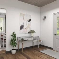 Glam Mirror And Wood Console Table Desk Silver - Olivia & May 36 Glam Mirror And Wood Console Table Desk Silver - Olivia & May -Baxton Studio Sale Shop GUEST 03dad193 18b5 4afe 9267 eb95ce9ac9ab