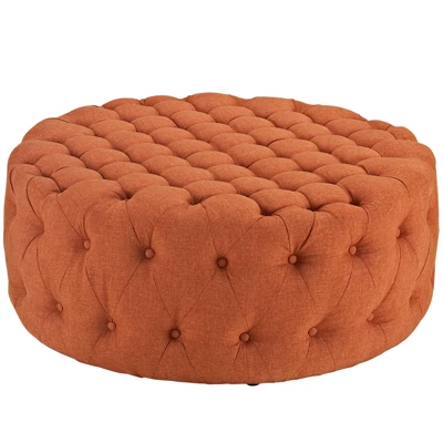 Amour Upholstered Fabric Ottoman - Modway 10 Amour Upholstered Fabric Ottoman - Modway - Image 10
