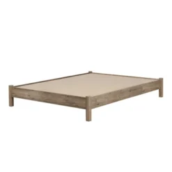 Munich Platform Bed Weathered Oak - South Shore -Baxton Studio Sale Shop GUEST 04a60991 dba2 473a afd2 5d037d7dfb58