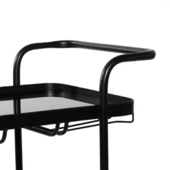 Contemporary Metal Bar Cart Black - Olivia & May -Baxton Studio Sale Shop GUEST 04e04b59 7d9b 458e b6f8 22ce08b0006c