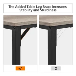 Yaheetech Industrial Counter Height Table Set For Dining Room -Baxton Studio Sale Shop GUEST 04ee27e6 e52b 432a 8ac9 815afc151d28