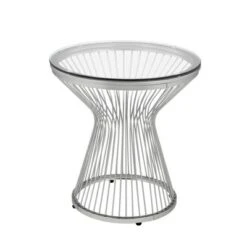Poppy Round End Table - Picket House Furnishings -Baxton Studio Sale Shop GUEST 051f4ec0 d681 4d40 8f18 1dff73d85565