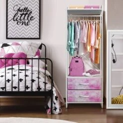 Sorbus Clothing Rack With Drawers Garment Stand Dresser Pink -Baxton Studio Sale Shop GUEST 05921d4c 4cf9 4df5 b7e8 5563556fea43