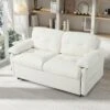 GDFStudio Dirak Modern Multi-Functional 71.65'' Chenille Upholstery Convertible Queen Size Sofa Bed