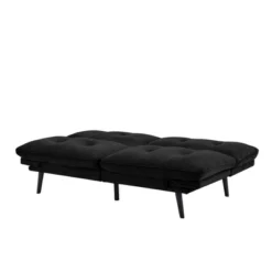 Finley Convertible Futon Sofa Bed Black - Serta -Baxton Studio Sale Shop GUEST 05f76257 a432 4c1e ba52 9cdec931b1bd