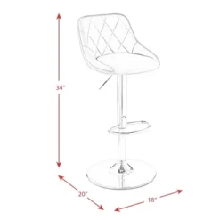2pc Baltimore Adjustable Swivel Barstool Set - Picket House Furnishings 21 2pc Baltimore Adjustable Swivel Barstool Set - Picket House Furnishings -Baxton Studio Sale Shop GUEST 05fe90fa f256 4522 b06f c7b3ed5fcf78
