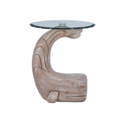 Weldon Whale Side Table Driftwood - Powell Company 2 Weldon Whale Side Table Driftwood - Powell Company - Image 2