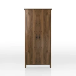 Andreasson Wardrobe Closet Distressed Walnut - HOMES: Inside + Out -Baxton Studio Sale Shop GUEST 069f703e 58e7 4db5 8372 36c88d3e0b9b