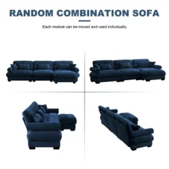 Christopher Knight Home Clare Modular Oversized Button Tufted Velvet Sectional Sofa With Movable Ottomans 7 Christopher Knight Home Clare Modular Oversized Button Tufted Velvet Sectional Sofa With Movable Ottomans -Baxton Studio Sale Shop GUEST 06a1ae70 5bcd 4b31 a3a6 57054d9347d2