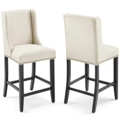 Set Of 2 Baron Counter Height Barstool Upholstered Fabric - Modway -Baxton Studio Sale Shop GUEST 0759b180 07c6 4e15 99d0 2116ffb05154