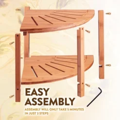 Bambusi Bamboo Corner Bench With Shelf For Bathroom, Living Room, Entryway Or Outside 6 Bambusi Bamboo Corner Bench With Shelf For Bathroom, Living Room, Entryway Or Outside -Baxton Studio Sale Shop GUEST 07697b58 56bb 4ede b397 0ddbef19c0a6