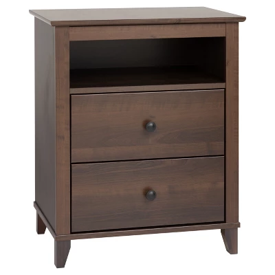 Yaletown 2 - Drawer Tall Nightstand - Prepac 6 Yaletown 2 - Drawer Tall Nightstand - Prepac - Image 6