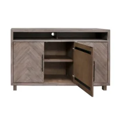 Palisades Deluxe Console TV Stand For TVs Up To 60" Gray - Martin Furniture 11 Palisades Deluxe Console TV Stand For TVs Up To 60" Gray - Martin Furniture -Baxton Studio Sale Shop GUEST 0820d7c1 d038 4239 8342 ee340a1906d9