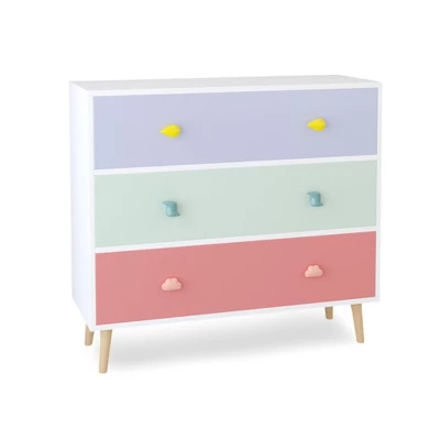KWPZQEB Kids 3 Drawer Dresser Nightstand For Kids Bedroom, Small Night Stand Modern Storage Chest Of Drawer End Table For Bedroom 8 KWPZQEB Kids 3 Drawer Dresser Nightstand For Kids Bedroom, Small Night Stand Modern Storage Chest Of Drawer End Table For Bedroom - Image 8