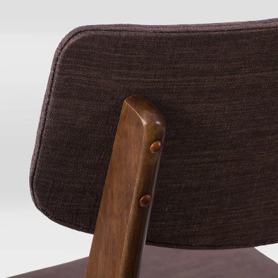 5pc Branson Wood Dining Set Walnut Stain - CorLiving 8 5pc Branson Wood Dining Set Walnut Stain - CorLiving - Image 8