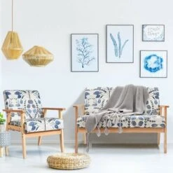 Costway Modern Living Room Sofa Set W/ Loveseat Sofa Couch & Accent Armchair -Baxton Studio Sale Shop GUEST 0a037432 3cc4 4b11 97cb 5e3cca446d72