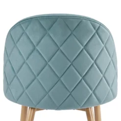 Yaheetech Pack Of 2 Velvet Dining Chairs With Backrest Metal Legs For Kitchen Dining Room -Baxton Studio Sale Shop GUEST 0a13e505 0805 4d9e b02b 589c0160542c