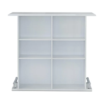 Pub Bar Height Table White - Acme Furniture 3 Pub Bar Height Table White - Acme Furniture - Image 3