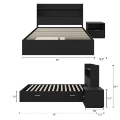 Nexera 3pc Full Hunter Bedroom Set 14 Nexera 3pc Full Hunter Bedroom Set -Baxton Studio Sale Shop GUEST 0a5985e5 01a7 45eb 8d03 7dba53843cb2