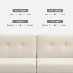 Dyonery Futon Sofa Bed, Convertible Extra Large Size Sleeper Sofa With Adjustable Backrest, Mid Century Modern Loveseat Couch 10 Dyonery Futon Sofa Bed, Convertible Extra Large Size Sleeper Sofa With Adjustable Backrest, Mid Century Modern Loveseat Couch -Baxton Studio Sale Shop GUEST 0a7e53e8 aee5 47c4 bc81 8b95b72d4023