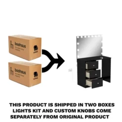 Elvira Lighted Makeup Vanity - Boahaus -Baxton Studio Sale Shop GUEST 0acc0ae6 713a 43a1 b8a9 43345efc3c98