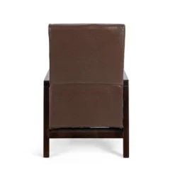 Fernhill Mid Century Modern Faux Leather Upholstered Pushback Recliner Dark Brown/Dark Espresso - Christopher Knight Home -Baxton Studio Sale Shop GUEST 0ad6f170 3ca5 49c3 84ec 56694211fd13