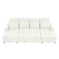 110.2"W Oversized U-Shaped Sectional Sofa, Pull-Out Sofa Bed With Double Storage Chaise Lounges And 2 USB Ports - ModernLuxe 22 110.2"W Oversized U-Shaped Sectional Sofa, Pull-Out Sofa Bed With Double Storage Chaise Lounges And 2 USB Ports - ModernLuxe -Baxton Studio Sale Shop GUEST 0b7c569b 497b 4bfb af82 cd653f14dfb3
