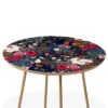 Burcu Korkmazyurek Midnight Garden VI Side Round Table - Deny Designs