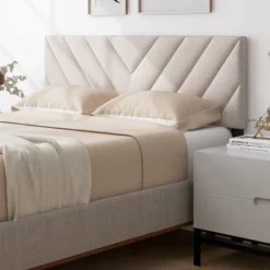 Tangkula Linen Fabric Upholstered Headboard Rectangular Headboard W/ Solid Wood Legs 11 Tangkula Linen Fabric Upholstered Headboard Rectangular Headboard W/ Solid Wood Legs -Baxton Studio Sale Shop GUEST 0bf025a3 aef3 4d91 9b8c 73a5511051cf