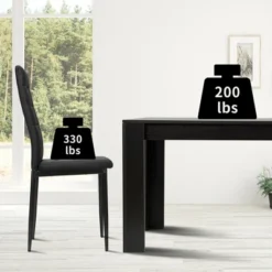 Costway 5pcs Dining Set Wood Table And 4 Fabric Chairs Home Kitchen Modern 15 Costway 5pcs Dining Set Wood Table And 4 Fabric Chairs Home Kitchen Modern -Baxton Studio Sale Shop GUEST 0c47bc3e 57eb 43b5 bcba 5d454af297fb