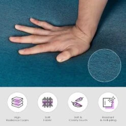 TYBOATLE Convertible Chair Bed Sleeper For Adults With 5-Position Adjustable Backrest & Pillow, Comfy Single Futon Sofa Bed For Apartment, Office -Baxton Studio Sale Shop GUEST 0d059a75 78d3 41d3 951c 6ae2207095d0