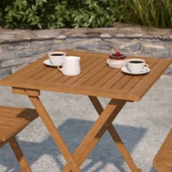 Merrick Lane 24 Inch Square Solid Acacia Wood Portable Folding Patio Bistro Table For Indoor/Outdoor Use In Natural Finish 11 Merrick Lane 24 Inch Square Solid Acacia Wood Portable Folding Patio Bistro Table For Indoor/Outdoor Use In Natural Finish -Baxton Studio Sale Shop GUEST 0d14eecb 095c 46ff b4b4 5108782c4b52