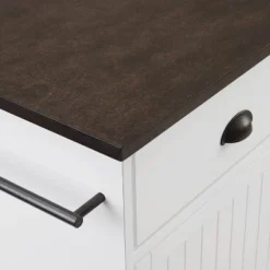 Shoreline Kitchen Island White/Dark Brown - Crosley -Baxton Studio Sale Shop GUEST 0d4dda5c 25c3 4054 9bd2 66542090afa3