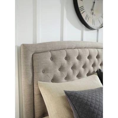 Jerary Queen Upholstered Bed Gray - Signature Design By Ashley 3 Jerary Queen Upholstered Bed Gray - Signature Design By Ashley - Image 3