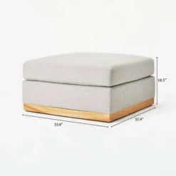 Woodland Hills Modular Sectional Ottoman Light Gray - Threshold™ Designed With Studio McGee 13 Woodland Hills Modular Sectional Ottoman Light Gray - Threshold™ Designed With Studio McGee -Baxton Studio Sale Shop GUEST 0ed068aa 7686 4196 a244 18c08b84b454