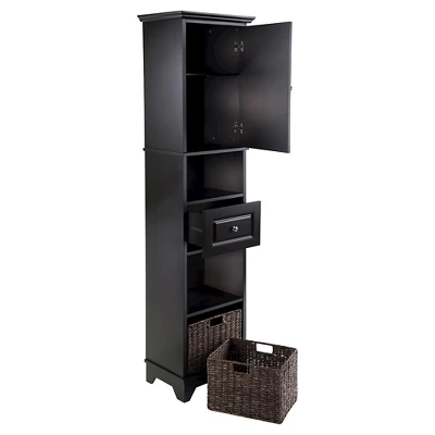 Display Cabinet Winsome Black 70.87" - Winsome 2 Display Cabinet Winsome Black 70.87" - Winsome - Image 2