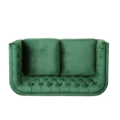 Holasek Contemporary Velvet Upholstered Tufted Loveseat - Christopher Knight Home -Baxton Studio Sale Shop GUEST 0f6c058b f6c2 43f0 bded 6456eeded143