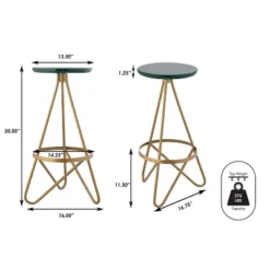 JONATHAN Y Spiroa Modern Industrial Metal Backless Circular Bar Stool 14 JONATHAN Y Spiroa Modern Industrial Metal Backless Circular Bar Stool -Baxton Studio Sale Shop GUEST 0ffe6a54 8c2b 4e28 b4ff b4d6f0d32004